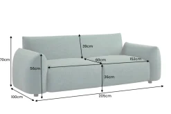 Riess-Ambiente 2-Sitzer Sofa|Sitzgruppen ><noscript><img width=