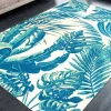 Riess-Ambiente Outdoor Teppiche|Teppiche > In- und Outdoor Teppich LEAF 240x160cm grün beige Blatt-Design wetterfest