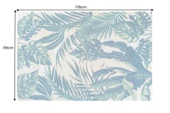 Riess-Ambiente Outdoor Teppiche|Teppiche > In- und Outdoor Teppich LEAF 180x120cm grün beige Blatt-Design Läufer wetterfest