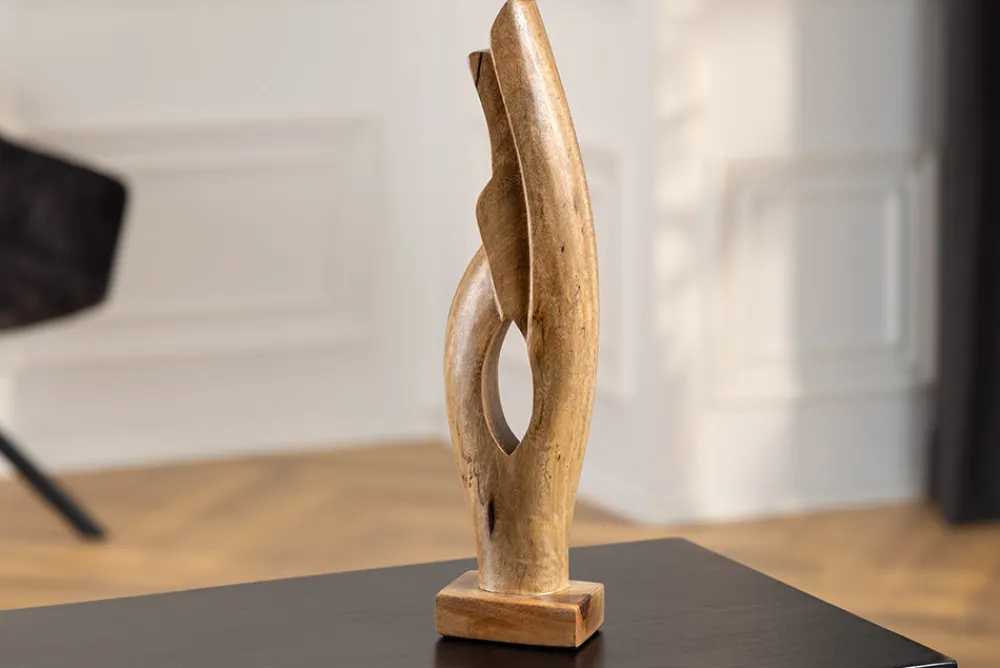 Riess-Ambiente Dekoration > Massive Design Skulptur AMARA 45cm natur Mangoholz Dekoration handmade