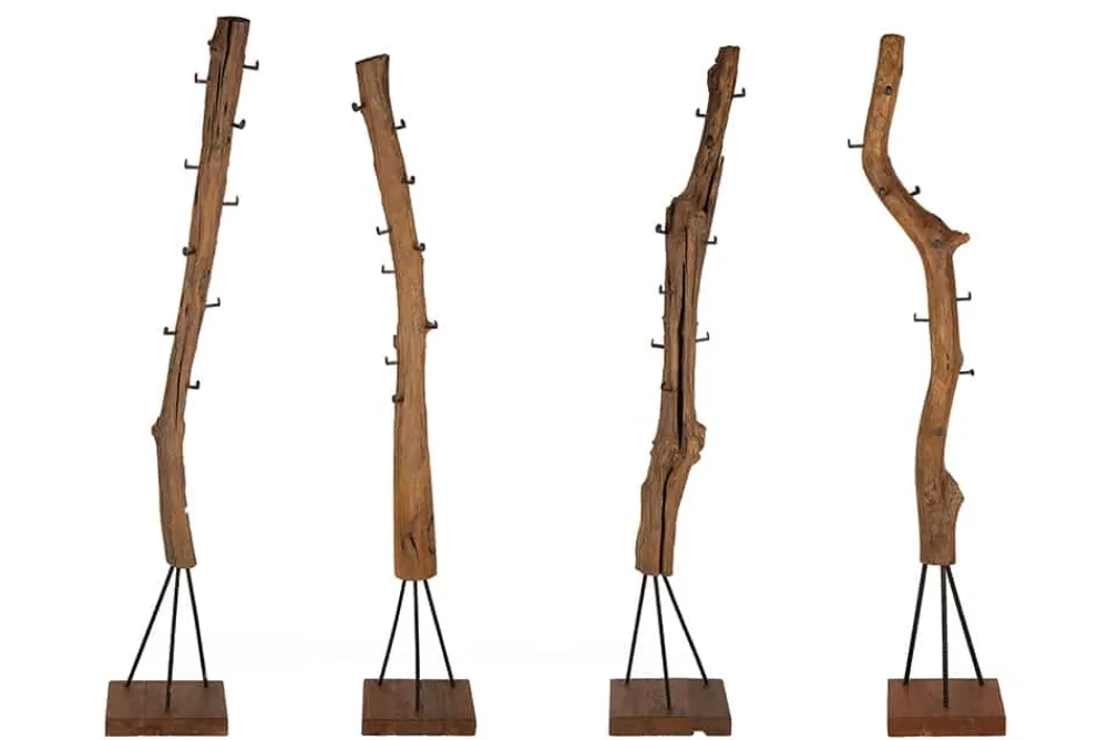 Riess-Ambiente Mehr...|Mehr... > Massive Garderobe HEMINGWAY 200cm Teakholz Kleiderständer