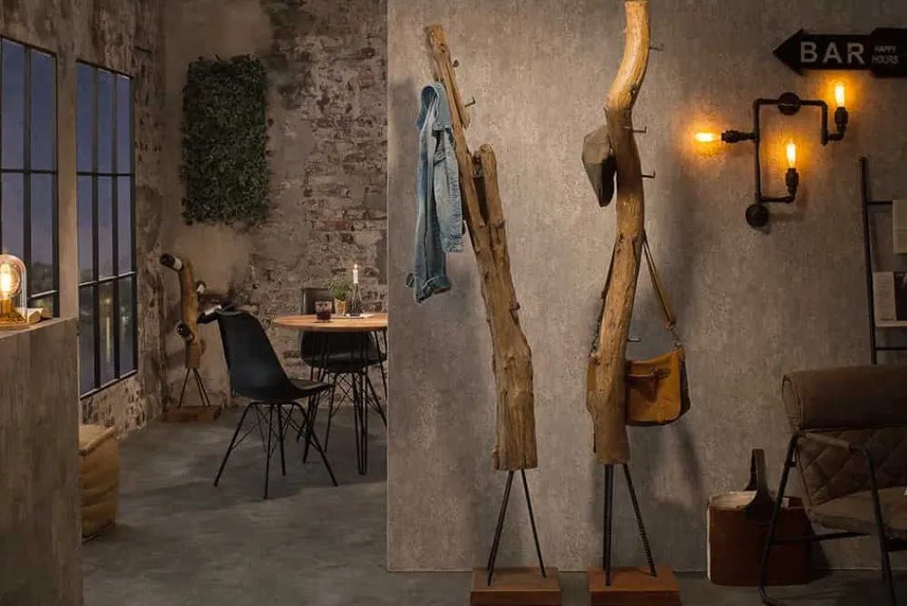 Riess-Ambiente Mehr...|Mehr... > Massive Garderobe HEMINGWAY 200cm Teakholz Kleiderständer