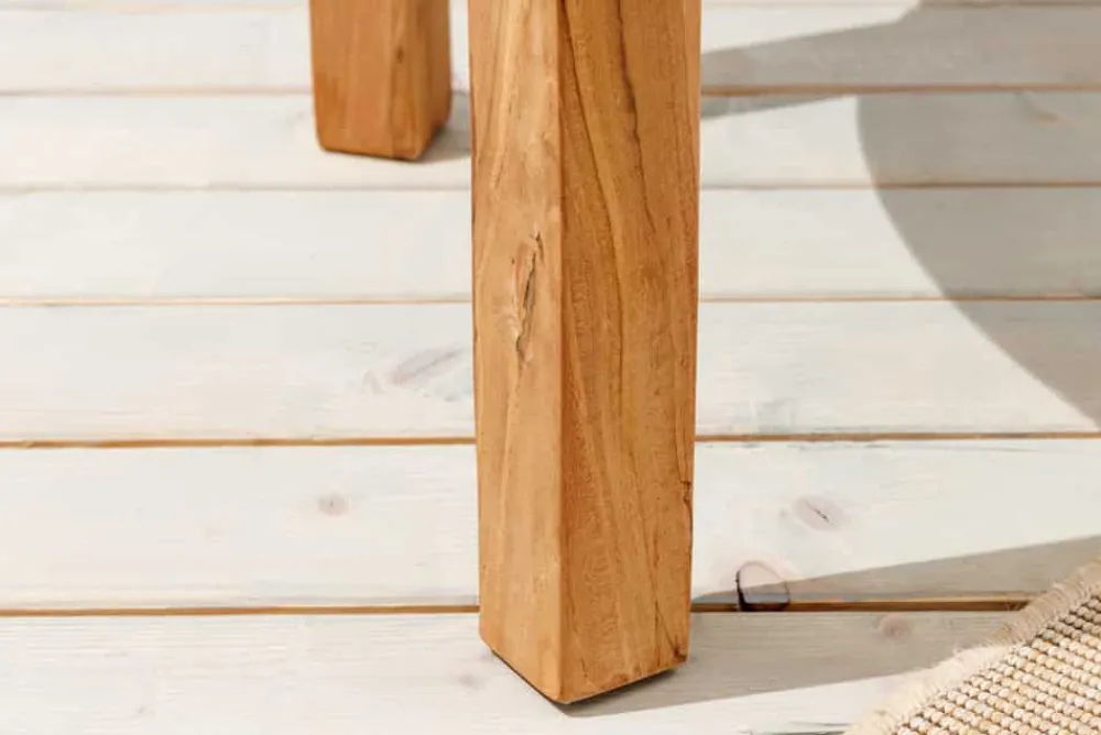 Riess-Ambiente Mehr...|Massivholz Gartenmöbel > Massive Gartenbank EMPIRE TEAK 120cm natur Teakholz