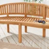 Riess-Ambiente Mehr...|Massivholz Gartenmöbel > Massive Gartenbank XXL EMPIRE TEAK 150cm natur Teakholz
