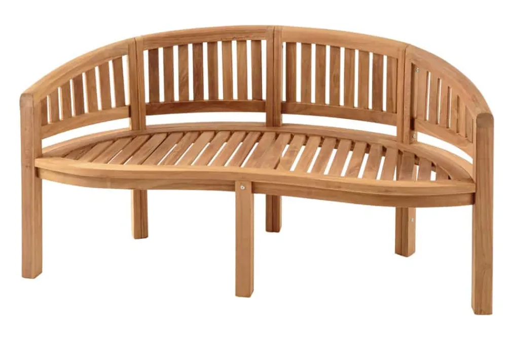 Riess-Ambiente Mehr...|Massivholz Gartenmöbel > Massive Gartenbank XXL EMPIRE TEAK 150cm natur Teakholz