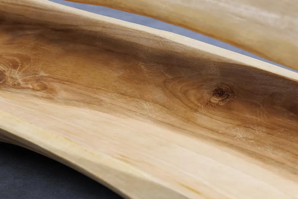 Riess-Ambiente Mehr...|Mehr... > Massive Holzschale BALI 60cm Teakholz mit Griff natürliche Maserung