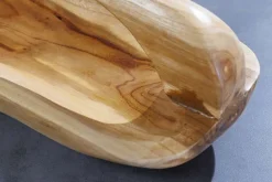 Riess-Ambiente Mehr...|Mehr... > Massive Holzschale BALI 60cm Teakholz mit Griff natürliche Maserung