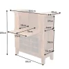 Riess-Ambiente Mehr...|Massivholzschränke > Massiver Barschrank MAKASSAR 85cm braun Sheesham stone finish Hausbar