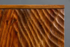 Riess-Ambiente Mehr...|Mehr... > Massiver Barschrank SCORPION 141cm braun Mangoholz aufwendige 3D Schnitzereien