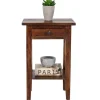 Riess-Ambiente Beistelltische|Mehr... > Massiver Beistelltisch HEMINGWAY 55cm coffee Mahagoniholz Shabby Chic Telefontisch