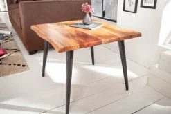 Riess-Ambiente Mehr...|Couchtische > Massiver Beistelltisch ORGANIC LIVING 60cm braun Akazie Couchtisch Live Edge