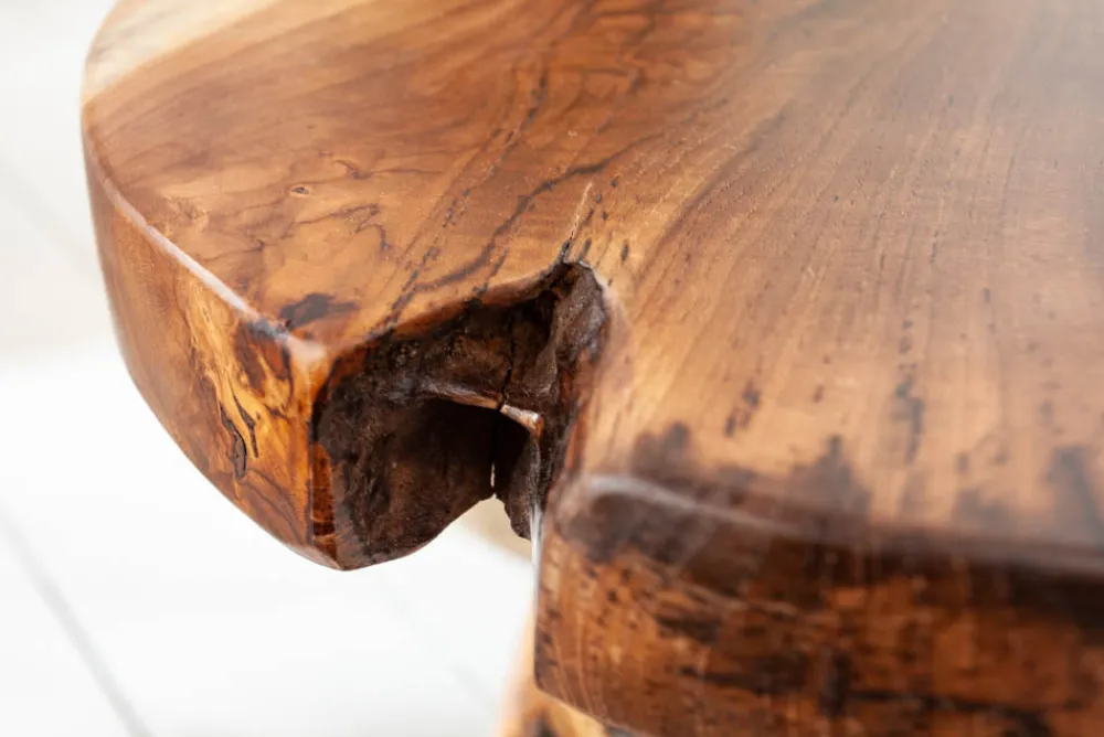 Riess-Ambiente Beistelltische|Mehr... > Massiver Beistelltisch ROOT 40cm Teakholz Hocker aus Wurzelholz
