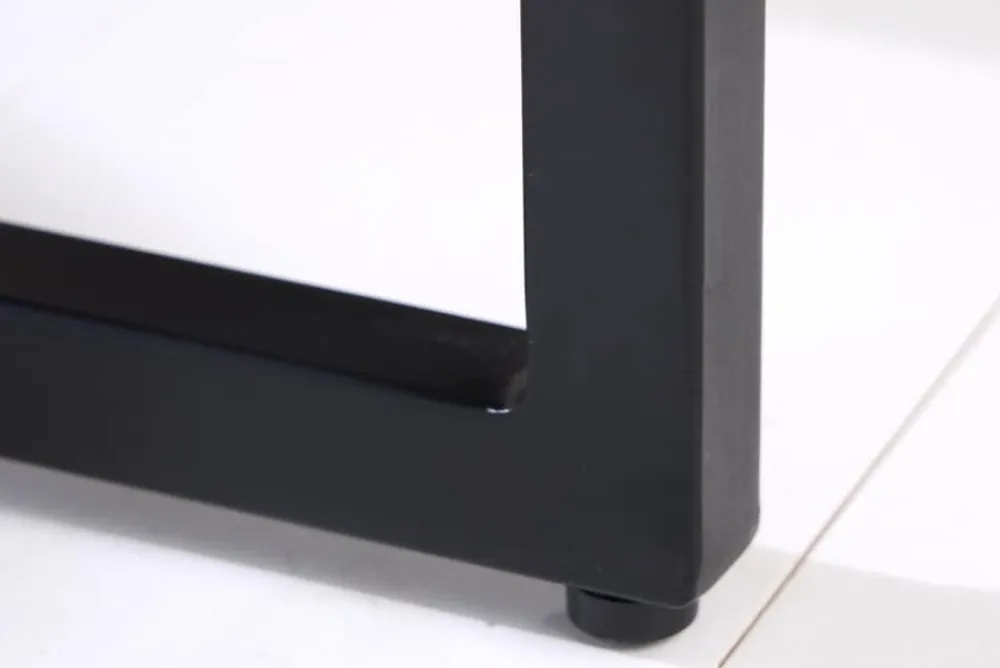 Riess-Ambiente Mehr...|Mehr... > Massiver Couchtisch AMAZONAS 110cm Mangoholz Metall schwarz Baumkante Honey Finish
