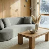 Riess-Ambiente Mehr...|Couchtische > Massiver Couchtisch MAKASSAR 100cm natur Mangoholz cream finish einzigartige Maserung