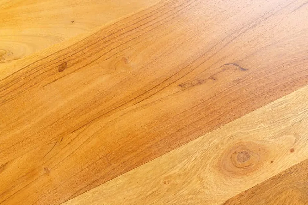 Riess-Ambiente Mehr...|Couchtische > Massiver Couchtisch ORGANIC LIVING 90cm braun honey finish Akazienholz mit Stauraum