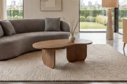 Riess-Ambiente Mehr...|Couchtische > Massiver Couchtisch ORGANIC 120cm natur honey finish Mangoholz organische Form
