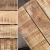 Riess-Ambiente Mehr...|Couchtische > Massiver Design Couchtisch RAILWAY 110cm Mangoholz mit 4 Rädern