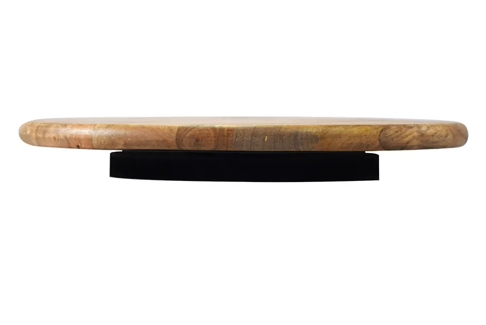 Riess-Ambiente Dekoration|Skandinavisch > Massiver Drehteller SERVANT 60cm natur Mangoholz drehbare Servierplatte rund