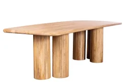 Riess-Ambiente Esstische > Massiver Esstisch ART DECO 240cm natur Mangoholz mit Säulenfüßen