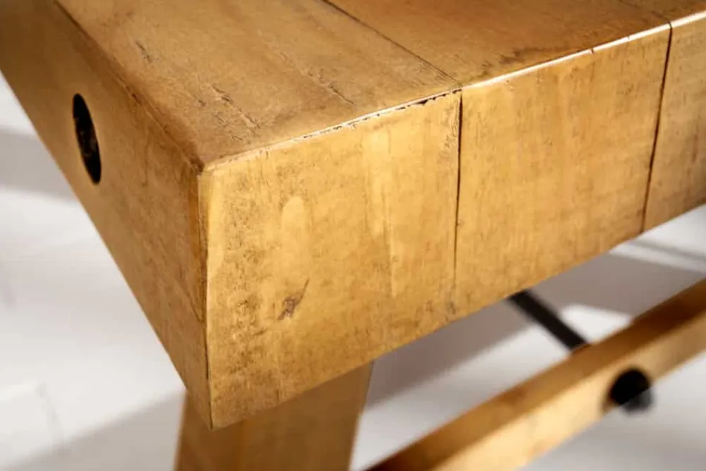 Riess-Ambiente Esstische|Mehr... > Massiver Esstisch FINCA 240cm vintage braun recyceltes Pinienholz Industrial Design