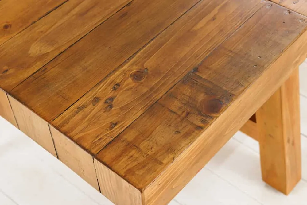 Riess-Ambiente Esstische|Mehr... > Massiver Esstisch FINCA 165-240cm vintage braun verlängerbar recyceltes Pinienholz