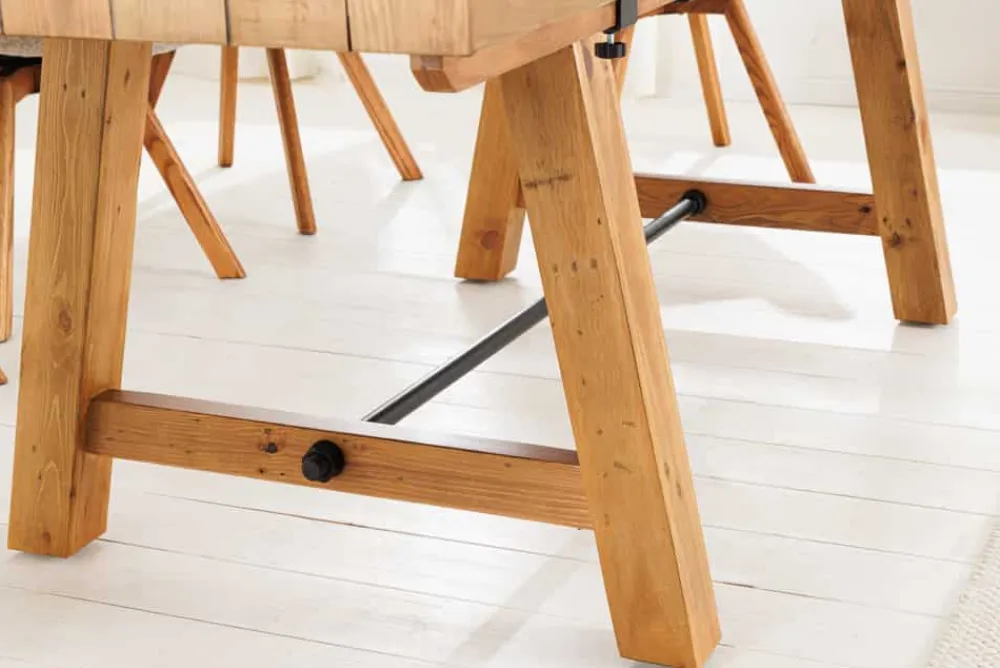 Riess-Ambiente Esstische|Mehr... > Massiver Esstisch FINCA 165-240cm vintage braun verlängerbar recyceltes Pinienholz