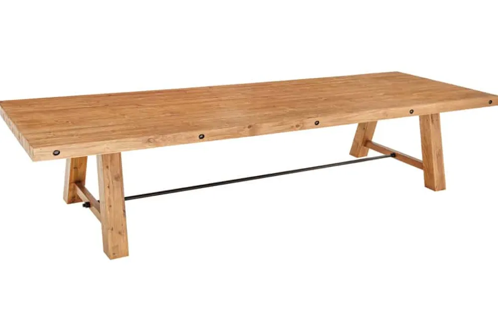 Riess-Ambiente Mehr...|Massivholzesstische > Massiver Esstisch FINCA 400cm vintage braun recyceltes Pinienholz