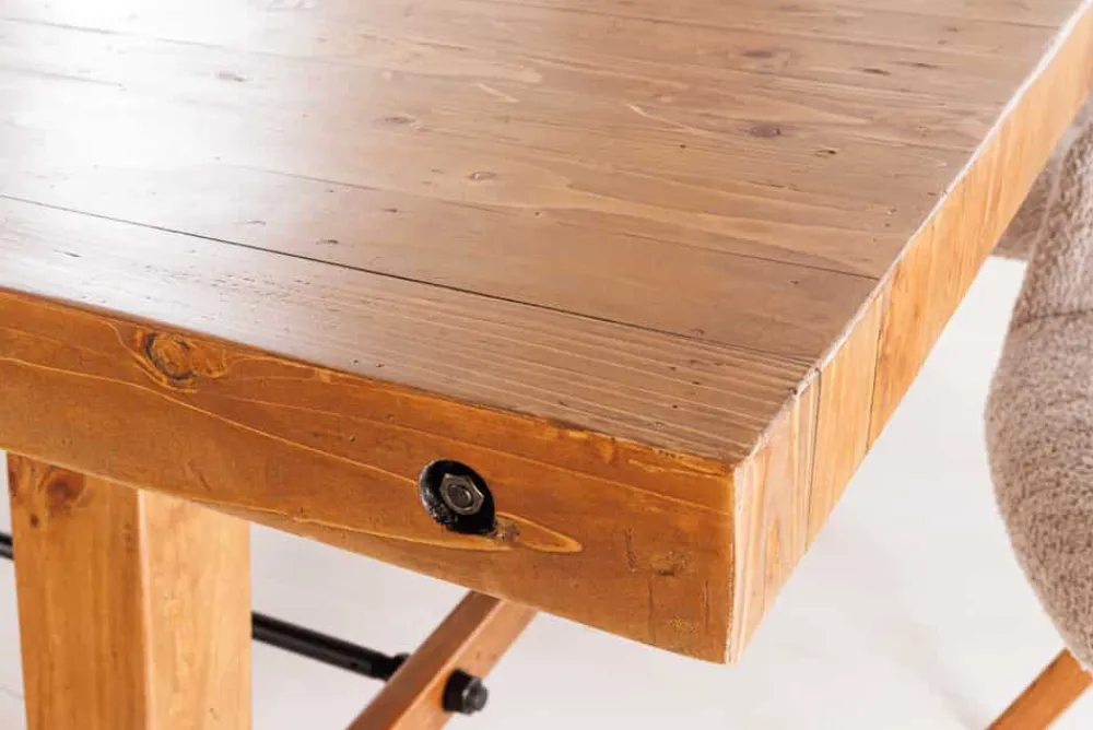 Riess-Ambiente Mehr...|Massivholzesstische > Massiver Esstisch FINCA 400cm vintage braun recyceltes Pinienholz
