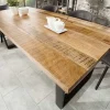 Riess-Ambiente Esstische|Mehr... > Massiver Esstisch IRON CRAFT 200cm natur Mangoholz Eisen Kufengestell Industrial Design