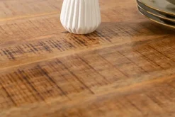 Riess-Ambiente Esstische|Mehr... > Massiver Esstisch IRON CRAFT 160cm natur Mangoholz Industrial Design schwarz Metall
