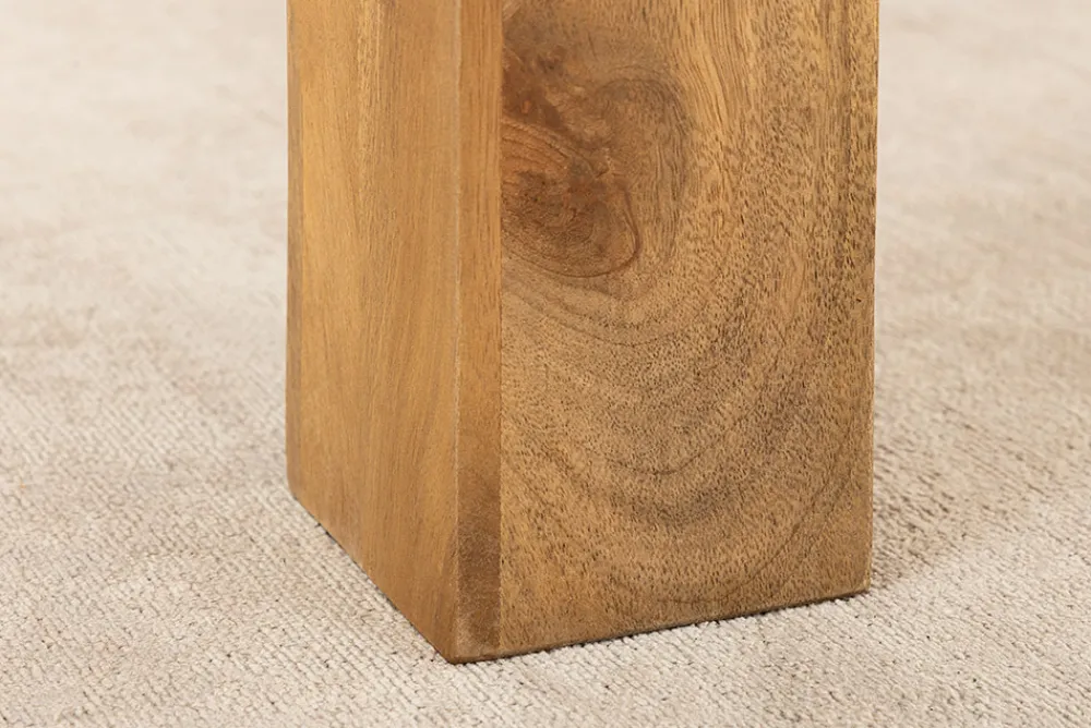 Riess-Ambiente Mehr...|Massivholzesstische > Massiver Esstisch MAKASSAR 160cm natur Mangoholz cream finish lackiert rechteckig