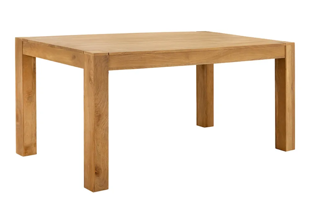 Riess-Ambiente Mehr...|Massivholzesstische > Massiver Esstisch MAKASSAR 160cm natur Mangoholz cream finish lackiert rechteckig