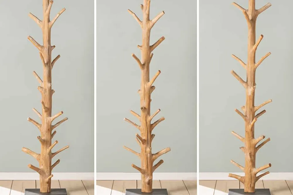 Riess-Ambiente Mehr...|Garderoben > Massiver Garderobenständer TREE NATURE 170cm natur Holz Kleiderständer