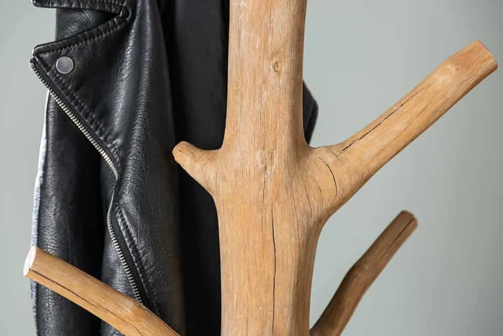 Riess-Ambiente Mehr...|Garderoben > Massiver Garderobenständer TREE NATURE 170cm natur Holz Kleiderständer