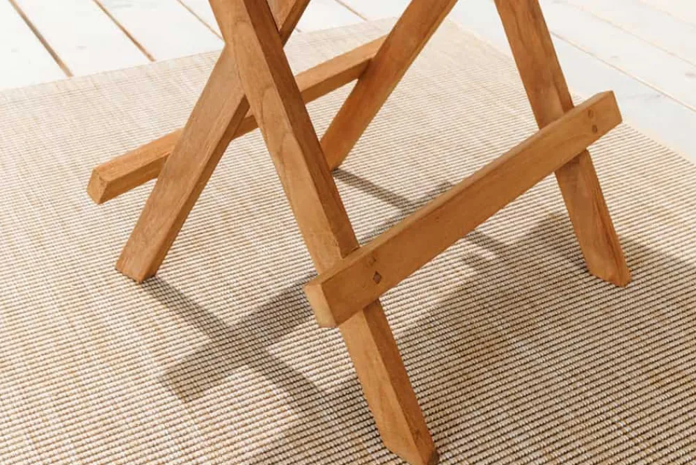Riess-Ambiente Mehr...|Massivholz Gartenmöbel > Massiver Gartenbeistelltisch EMPIRE TEAK 50cm natur Teakholz klappbar