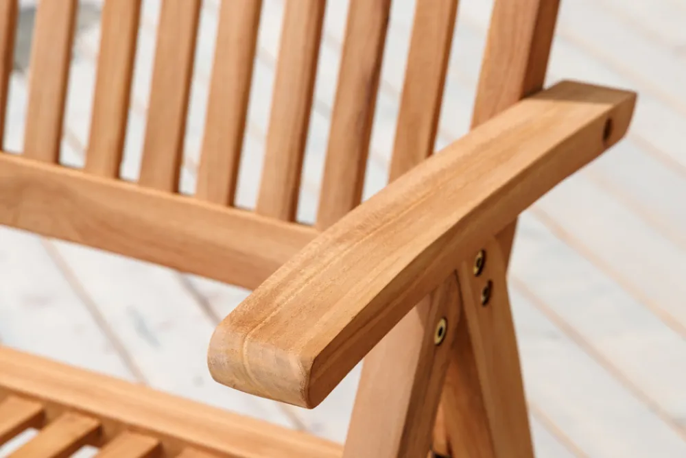 Riess-Ambiente Mehr...|Massivholz Gartenmöbel > Massiver Gartenstuhl EMPIRE TEAK Teakholz klappbar