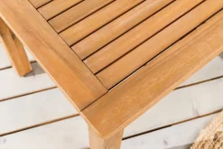 Riess-Ambiente Mehr...|Massivholz Gartenmöbel > Massiver Gartentisch BALI 100cm Akazienholz wetterfest Outdoor-Loungetisch