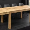 Riess-Ambiente Mehr...|Massivholzesstische > Massiver Holz Esstisch PURE 120-200cm natur Mangoholz mit Ansteckplatten
