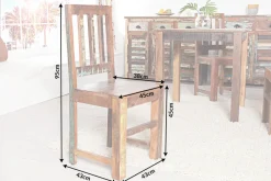 Riess-Ambiente Mehr...|Mehr... > Massiver Holz Stuhl JAKARTA aus recycelten Fischerbooten