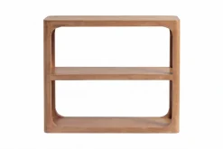Riess-Ambiente Mehr...|Massivholztische > Massiver Konsolentisch ELEMENTS 90cm braun honey finish Mangoholz Regal