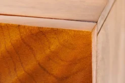 Riess-Ambiente Mehr...|Massivholztische > Massiver Nachttisch SCORPION 50cm braun Mangoholz Beistelltisch mit 3D Schnitzereien