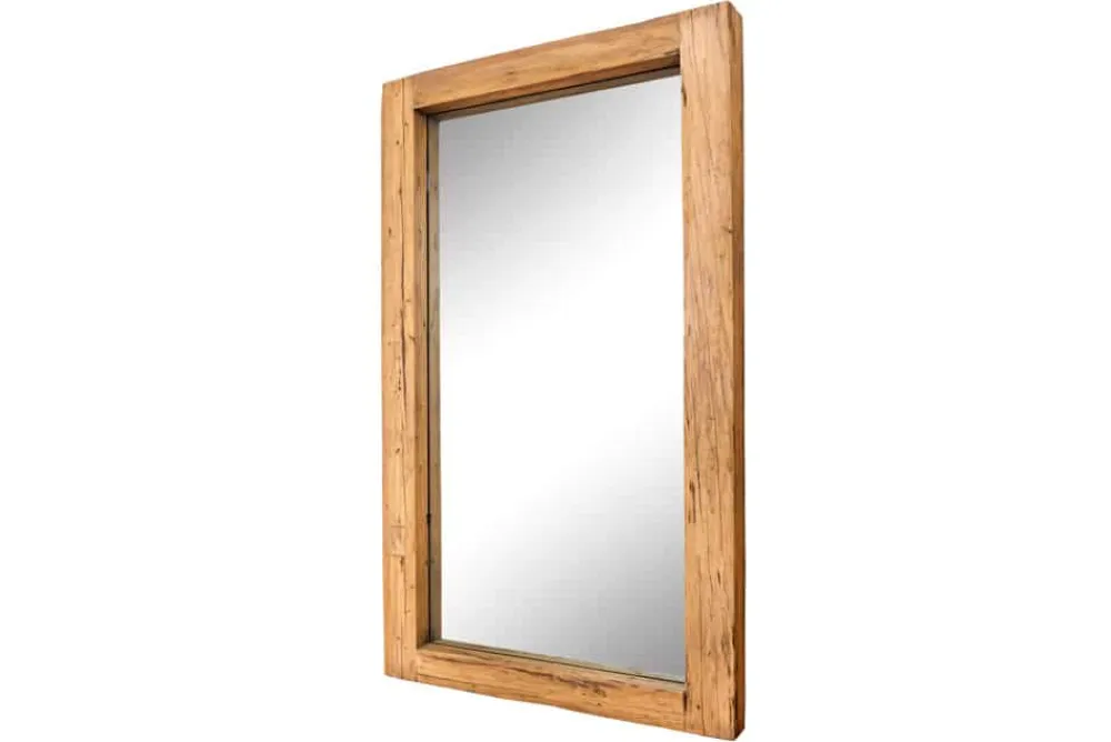 Riess-Ambiente Mehr...|Wohnaccessoires > Massiver Spiegel JAVA 180cm natur recyceltes Teakholz hängend oder stehend