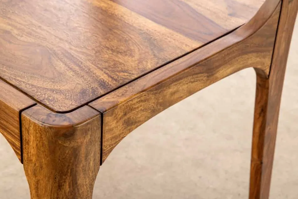 Riess-Ambiente Mehr...|Massivholzstühle > Massiver Stuhl ORGANIC braun Sheeshamholz stone finish handmade