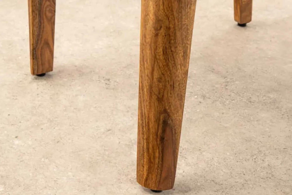 Riess-Ambiente Mehr...|Massivholzstühle > Massiver Stuhl ORGANIC braun Sheeshamholz stone finish handmade
