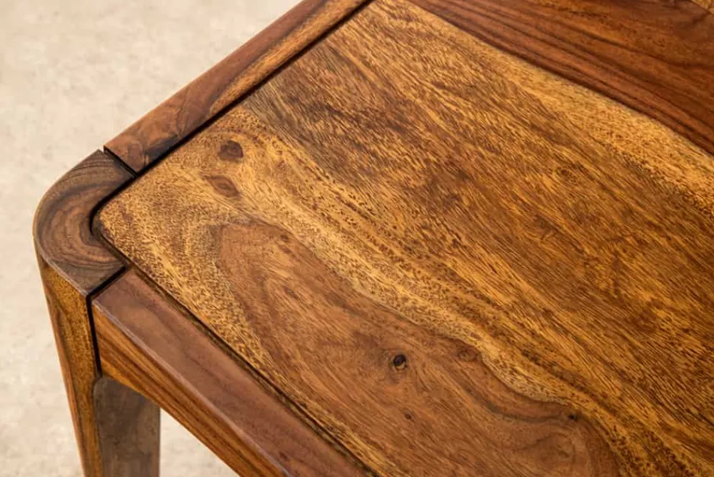 Riess-Ambiente Mehr...|Massivholzstühle > Massiver Stuhl ORGANIC braun Sheeshamholz stone finish handmade