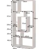 Riess-Ambiente Mehr...|Mehr... > Massives Bücherregal CUBUS 180cm braun Sheesham stone finish einzigartige Maserung