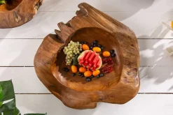 Riess-Ambiente Mehr...|Mehr... > Massive Schale NATURE ROOT 50cm natur Teakholz Wurzelholz