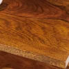 Riess-Ambiente Mehr...|Wandregale > Massives 3er Set Wandregale SURREAL 65cm braun stone finish Außenecke Sheesham