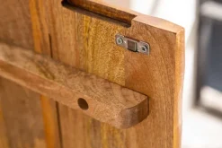 Riess-Ambiente Mehr...|Highboards > Massives Highboard SCORPION 120cm braun Mangoholz aufwendige 3D Schnitzereien