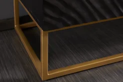 Riess-Ambiente Mehr...|Goldene Möbel > Massives Highboard SCORPION 120cm schwarz Mangoholz aufwendige 3D Schnitzereien